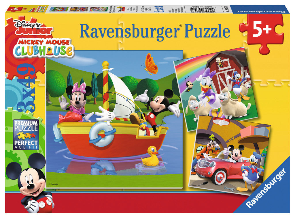 Ravensburger (07088) - Mickey Mouse Clubhouse - 25 36 49 pieces puzzle