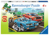 Ravensburger Children's Puzzles 60 pc Puzzles - Muscle Cars 09591