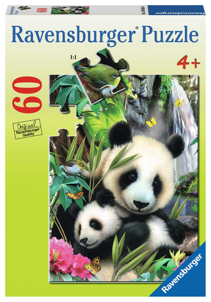Ravensburger Children's Puzzles 60 pc Puzzles - Panda Family 09608