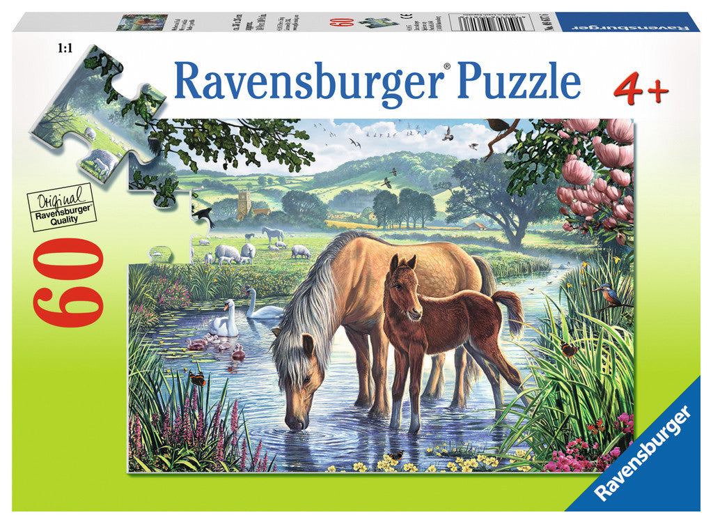 Ravensburger Children's Puzzles 60 pc Puzzles - Mother and Foal 09617