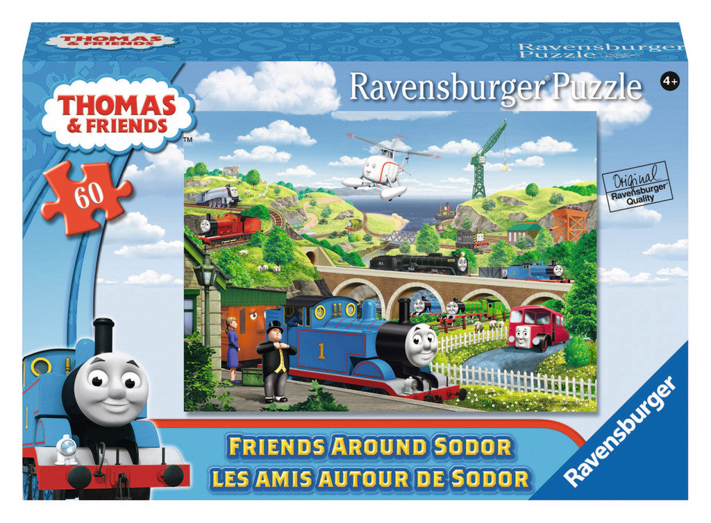 Ravensburger Thomas & Friends™ Friends Around Sodor (60 pc Puzzle in a small Suitcase Box) 09619