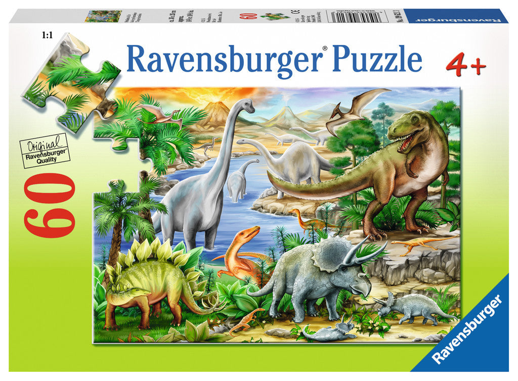 Ravensburger Children's Puzzles 60 pc Puzzles - Prehistoric Life 09621