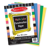 Melissa & Doug Multi-Color Construction Paper, 9-Inch x 12-Inch