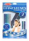 Melissa & Doug Press-On Rhinestones Headband-Making Set (Makes 2 Headbands)