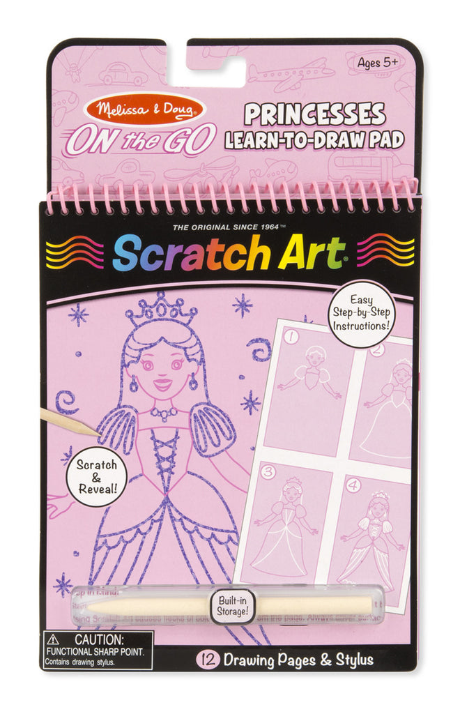 Melissa & Doug Drawing Book - Learn To Draw Princesses