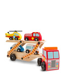 Melissa & Doug Emergency Vehicles Carrier Play Set