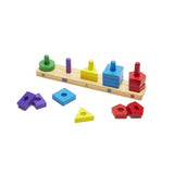 Melissa and Doug Kids Toy, Stack & Sort Board