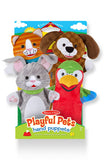 Melissa & Doug Playful Pets Hand Puppets (Set of 4)
