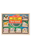 Melissa & Doug My First Wooden Stamp Set - Farm Animals