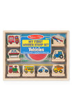 Melissa & Doug My First Wooden Stamp Set - Vehicles