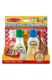 Melissa & Doug 6pc Favorite Condiments Play Food Set