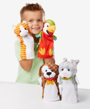 Melissa & Doug Playful Pets Hand Puppets (Set of 4)
