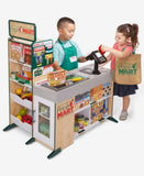 Melissa & Doug Freestanding Wooden Fresh Mart Grocery Store Play Set