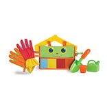Melissa & Doug Sunny Patch Happy Giddy Garden Tool Belt Set With Gloves, Trowel, Watering Can, and Pot