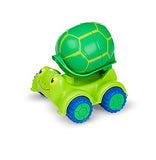 Melissa & Doug Sunny Patch Snappy Turtle Cement Mixer Construction Vehicle