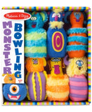 Melissa & Doug Monster Plush 6-Pin Bowling Game With Storage Bag