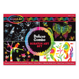 Melissa and Doug Kids Toy, Deluxe Combo Scratch Art Set