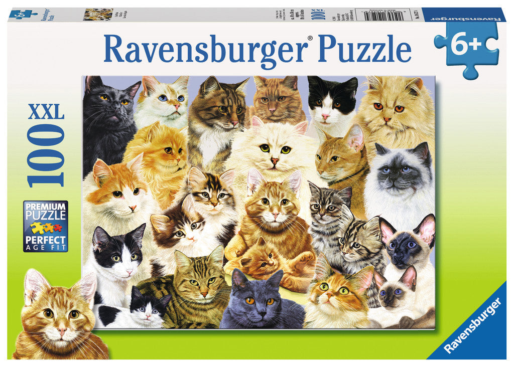 Ravensburger Children's Puzzles 100 pc Puzzles - Cat Pride 10527
