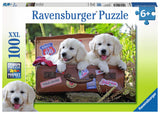 Ravensburger Children's Puzzles 100 pc Puzzles - Traveling Pups 10538