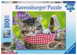 Ravensburger Children's Puzzles 100 pc Puzzles - Sleeping Kitten 10539