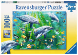 Ravensburger Children's Puzzles 100 pc Puzzles - Dolphin Trio 10605