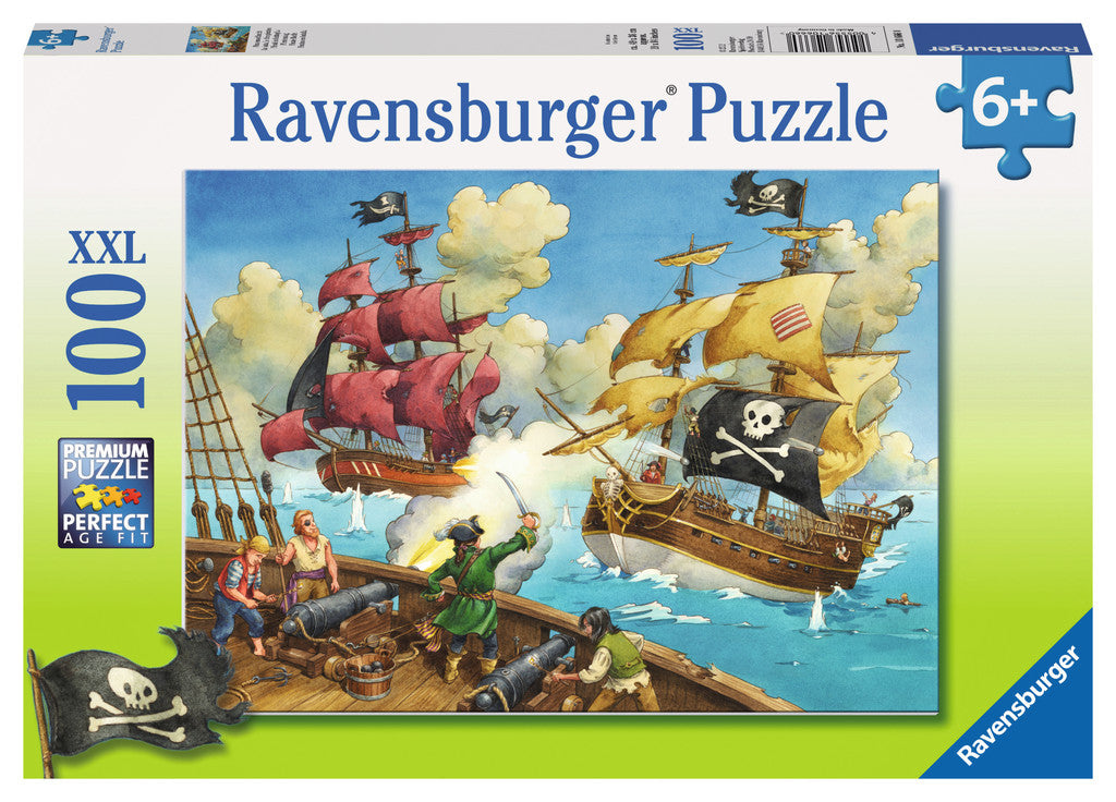 Ravensburger Children's Puzzles 100 pc Puzzles - Pirate Battle 10666