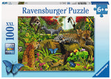 Ravensburger Children's Puzzles 100 pc Puzzles - Wild Jungle 10781