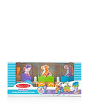 Melissa & Doug First Play Wooden Rocking Farm Animals Pull Train