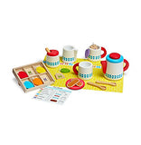 Melissa & Doug Wooden Steep & Serve Tea Set