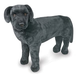 Melissa & Doug Black Lab Giant Stuffed Animal (Wildlife, Soft Fabric, Beautiful Black Lab Markings, 30.5" H x 19.5" W x 9.5" L)