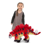 Melissa & Doug Giant Stegosaurus Dinosaur - Lifelike Stuffed Animal