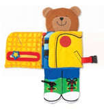 Melissa & Doug Soft Activity Baby Book - Dress Up Bear