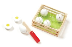 Melissa & Doug Slice & Sort Wooden Eggs