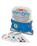 Melissa & Doug Smarty Pants 1st Grade Flash Card Set - 120 Educational, Brain - Building Questions, Puzzles, and Games