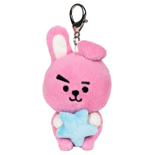 Line Friends BT21 3 Inch Bumble Buddy Plush Clip Cooky