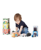 Melissa and Doug Nesting and Sorting Garages and Cars 14-Piece Play Set
