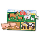 Melissa & Doug Farm Peg Puzzle