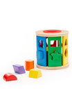 Melissa & Doug Match and Roll Shape Sorter - Classic Wooden Toy