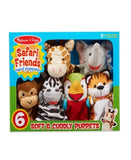 Toddler Melissa & Doug Safari Friends Set Of 6 Hand Puppets