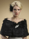 Faux Fur Bridal Wrap with Pure Fox 116W