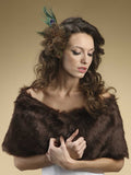 Faux Fur Bridal Wrap with Pure Fox 116W