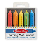 Learning Mat Crayons - Melissa & Doug Free Shipping