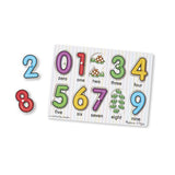 Melissa & Doug See-Inside Numbers Wooden Peg Puzzle (10 pcs)