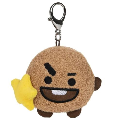 Line Friends BT21 3 Inch Bumble Buddy Plush Clip Shooky