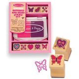 Melissa & Doug Butterfly & Heart Stamp Set