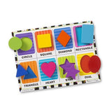 Melissa and Doug Kids Toy, Shapes Chunky Puzzle
