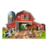 Melissa & Doug Busy Barn Shaped Floor Puzzle