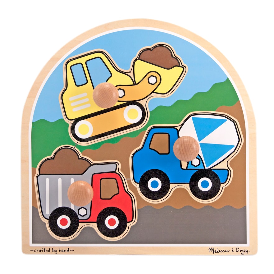 Melissa & Doug Construction Site Jumbo Knob Puzzle