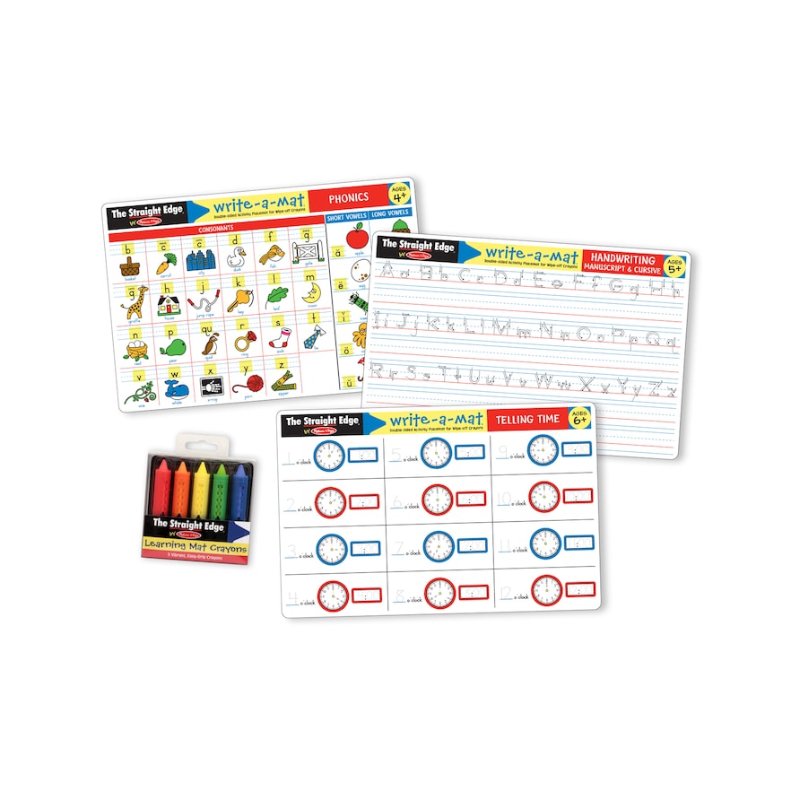 Melissa & Doug Basic Skills Placemat Bundle