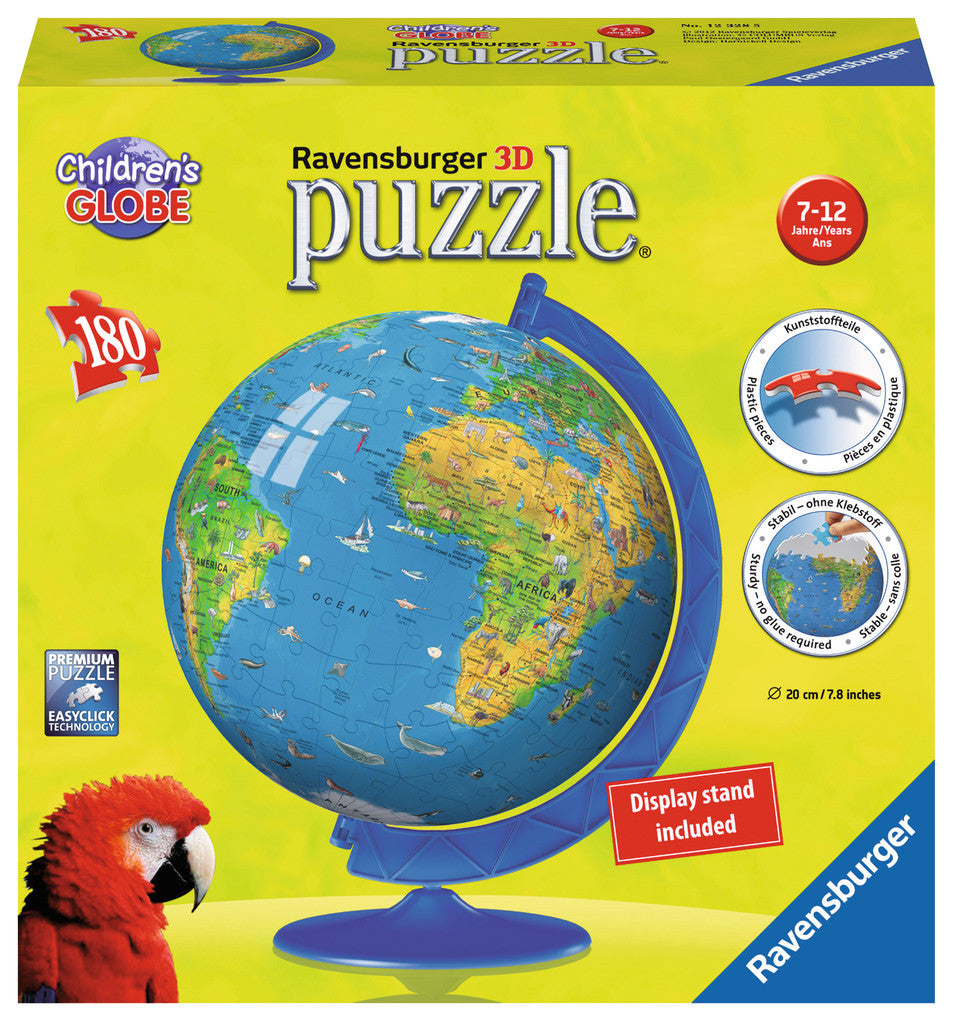 Ravensburger 3D Puzzles Children's World Globe 12328